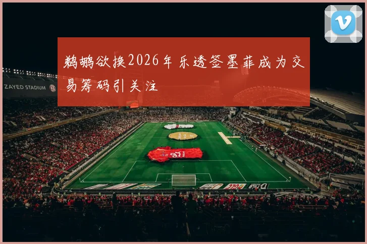 鹈鹕欲换2026年乐透签墨菲成为交易筹码引关注